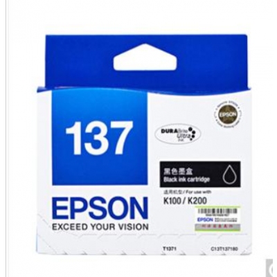 愛普生 T1371 黑色墨盒