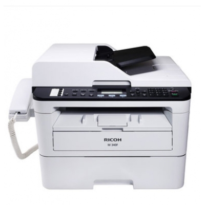 理光（Ricoh）M 340F A4黑白激光四合一多功能一體機（打印/復印/掃描/傳真）